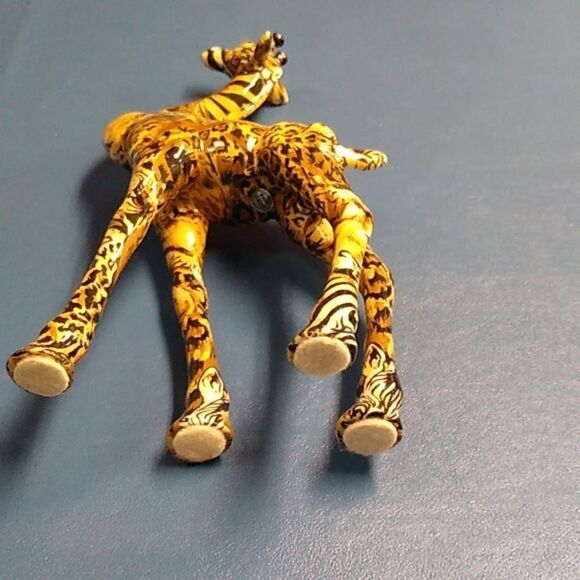 Vintage LaVie Jungle Safari Hand painted Hidden Safari Animals Giraffe - Picture 5 of 8